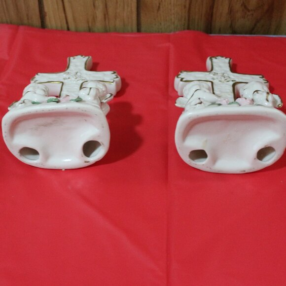 Cross with Angel Babies, Set of 2 - Picture 3 of 3